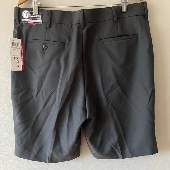 Men's Grand Slam Gray Golf Shorts NWT Size 38 - Picture 2 of 7
